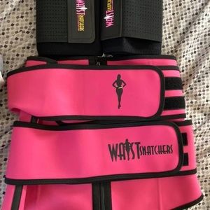 Double band pink waist trainer